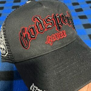 Black and Red Godspeed Fever Cap